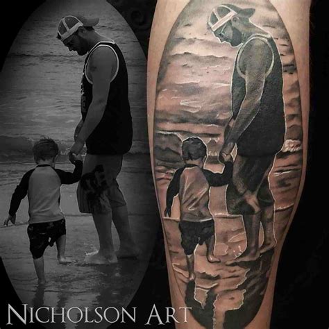 Tatuajes de padre e hijo